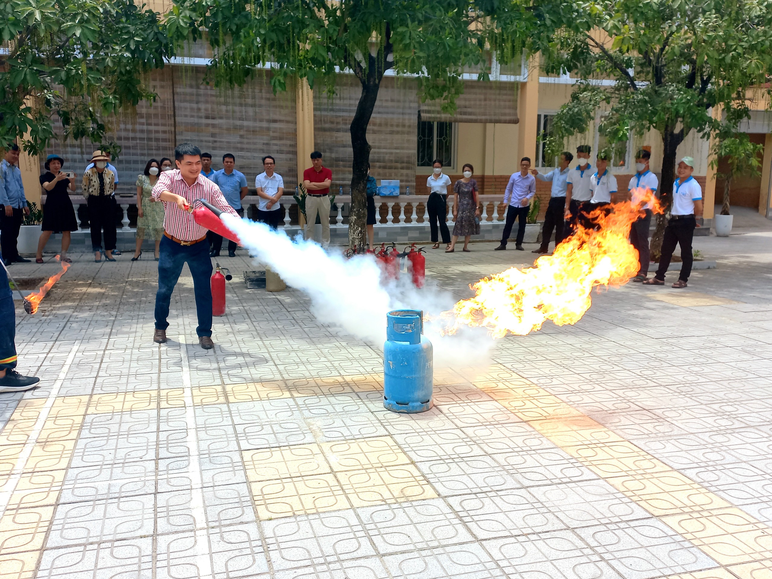 Tập huấn công tác phòng cháy, chữa cháy năm 2022