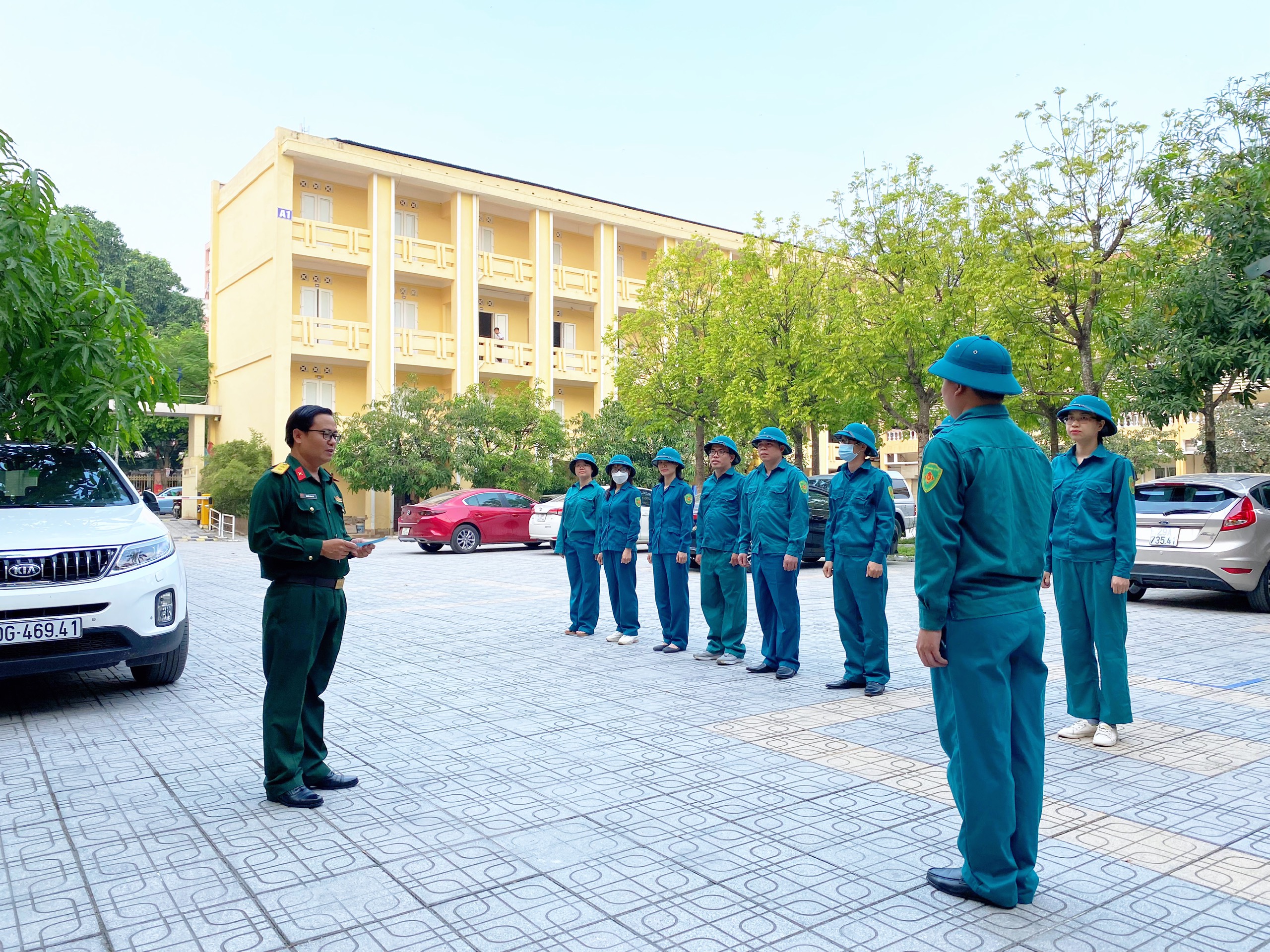 Kiểm tra công tác quốc phòng, quân sự, an ninh tại Trường Cán bộ quản lý giao thông vận tải năm 2022
