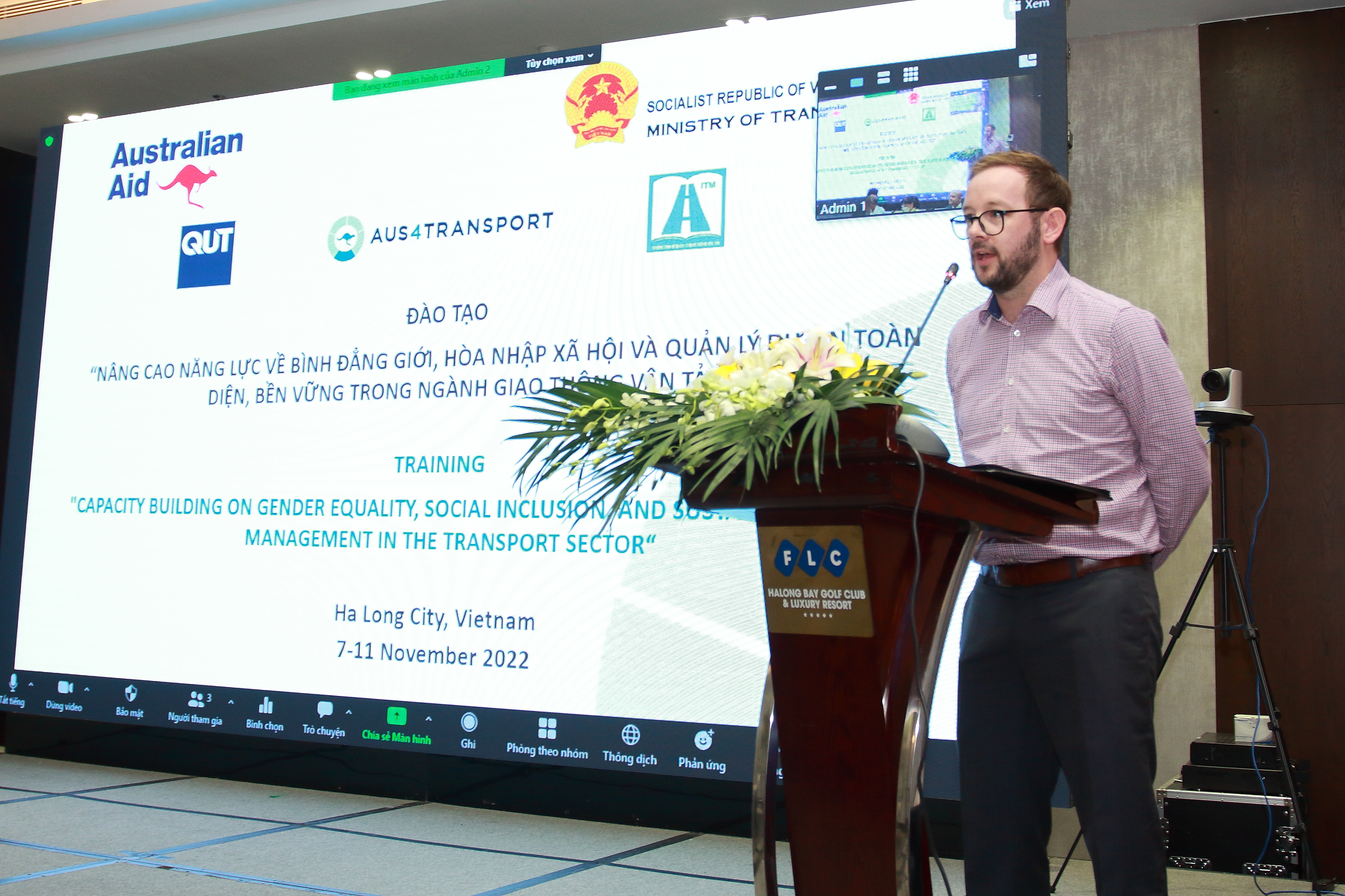 Khai mạc khóa học Nâng cao năng lực về giới, hòa nhập xã hội và quản lý dự án toàn diện, bền vững trong ngành Giao thông vận tải