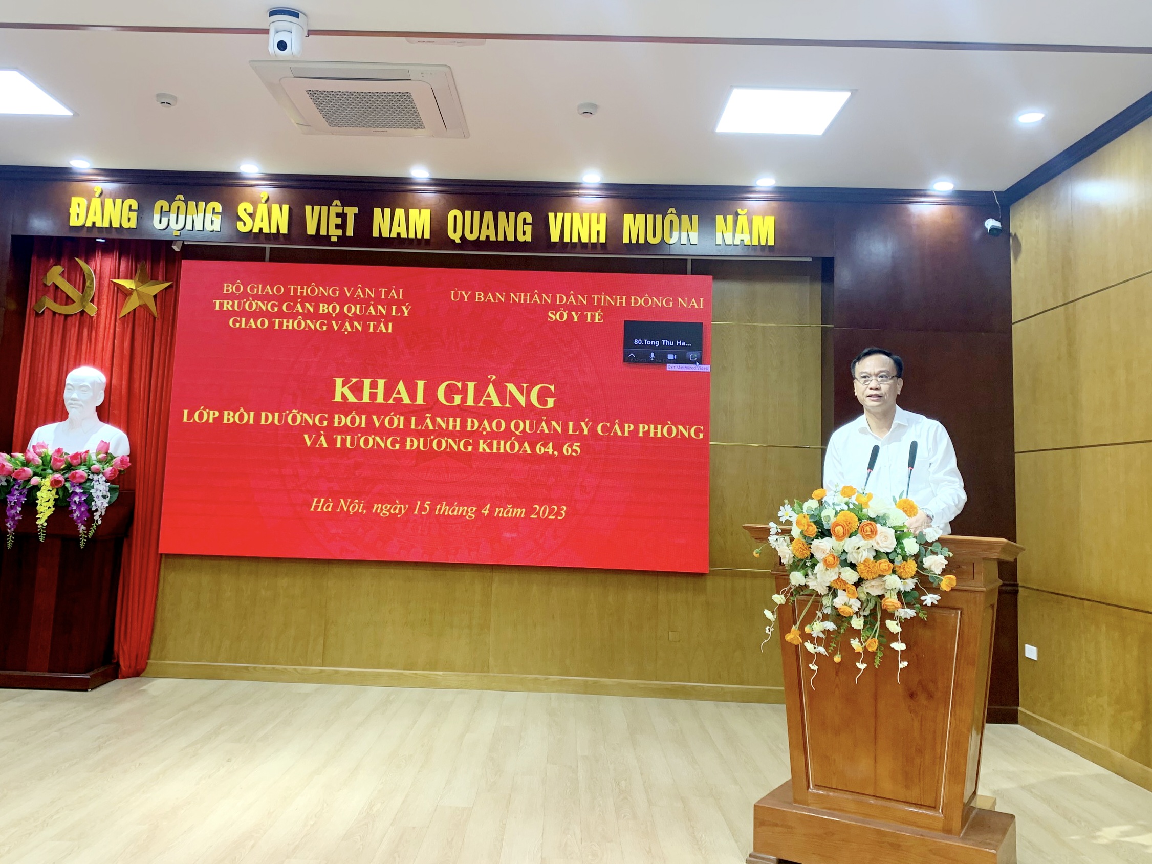 Khai giảng lớp Bồi dưỡng lãnh đạo, quản lý cấp phòng và tương đương khoá 64 và 65 tại Đồng Nai