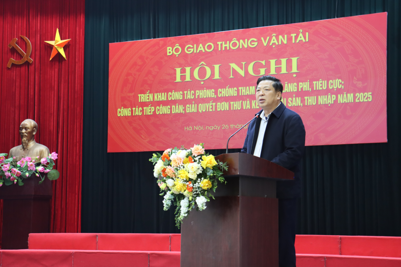 Hội nghị triển khai công tác phòng, chống tham nhũng, tiêu cực, lãng phí; công tác tiếp công dân, giải quyết đơn thư và kê khai tài sản thu nhập năm 2025.