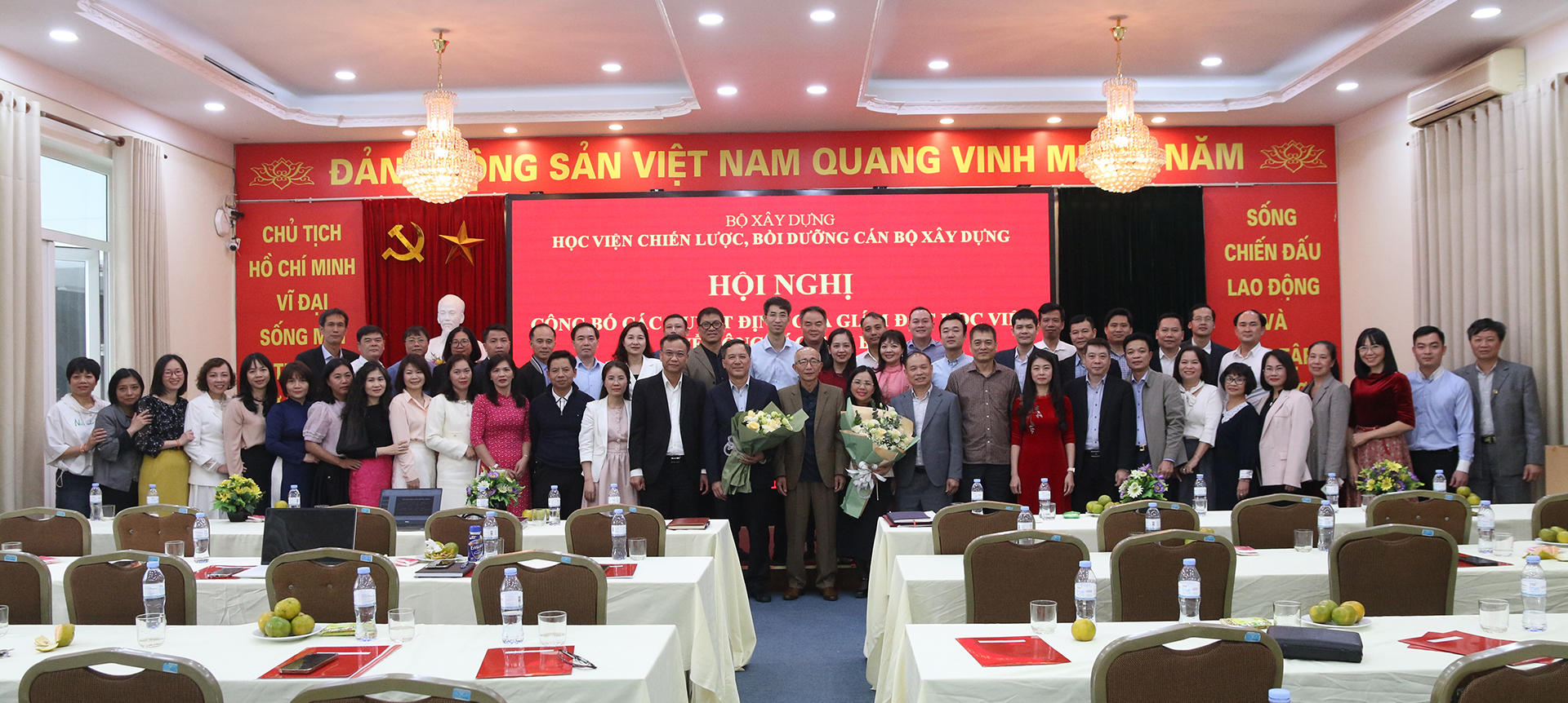 Hội nghị Công bố các quyết định của Giám đốc Học viện về công tác cán bộ