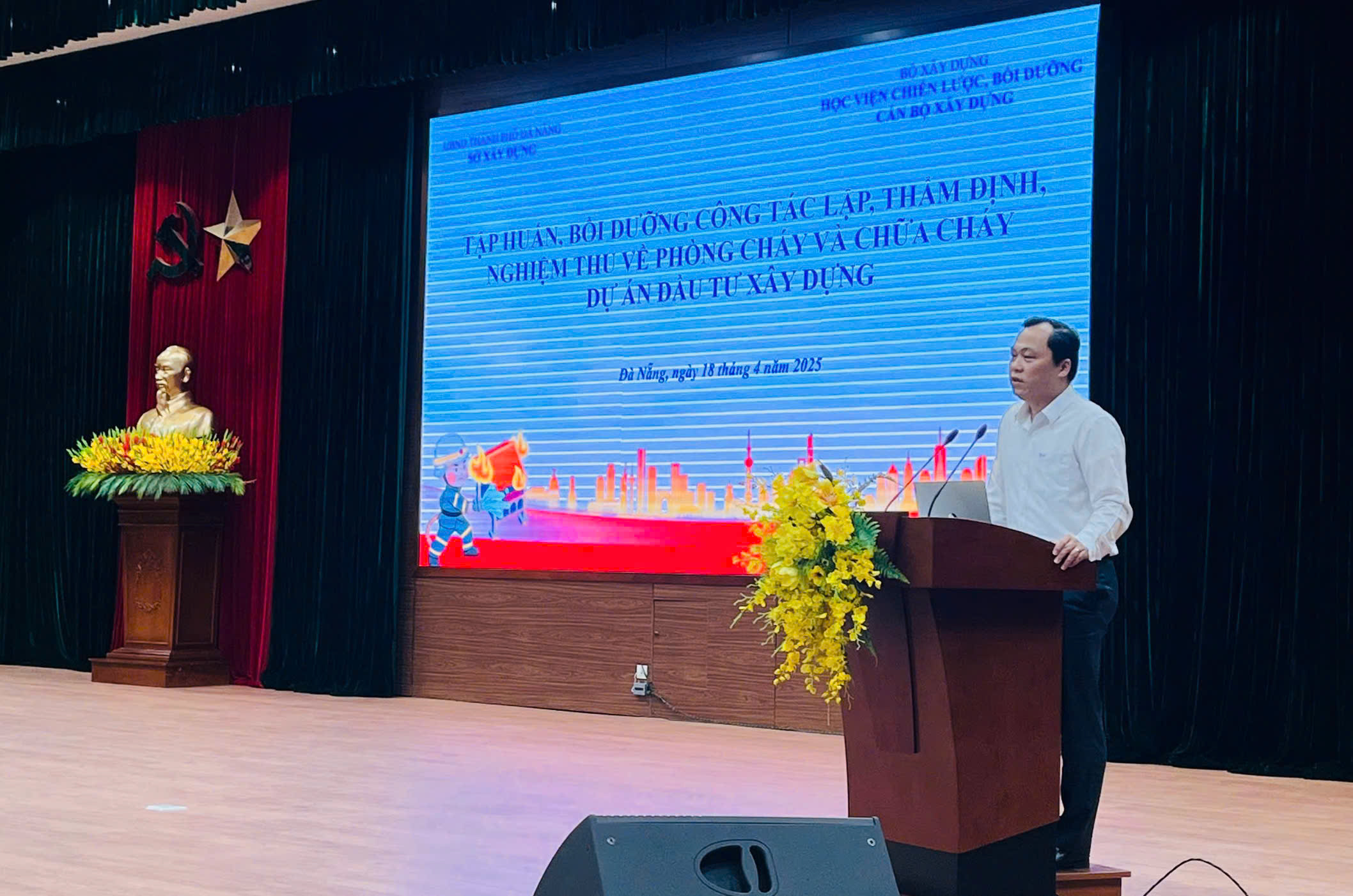 Tập huấn, bồi dưỡng công tác lập, thẩm định, nghiệm thu về phòng cháy và chữa cháy dự án đầu tư xây dựng