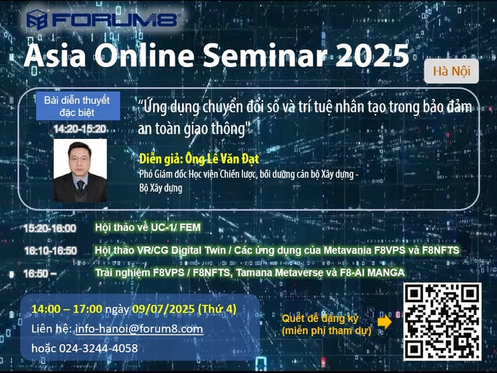 ACST tham dự chuỗi hội thảo Asia Online Seminar 2025