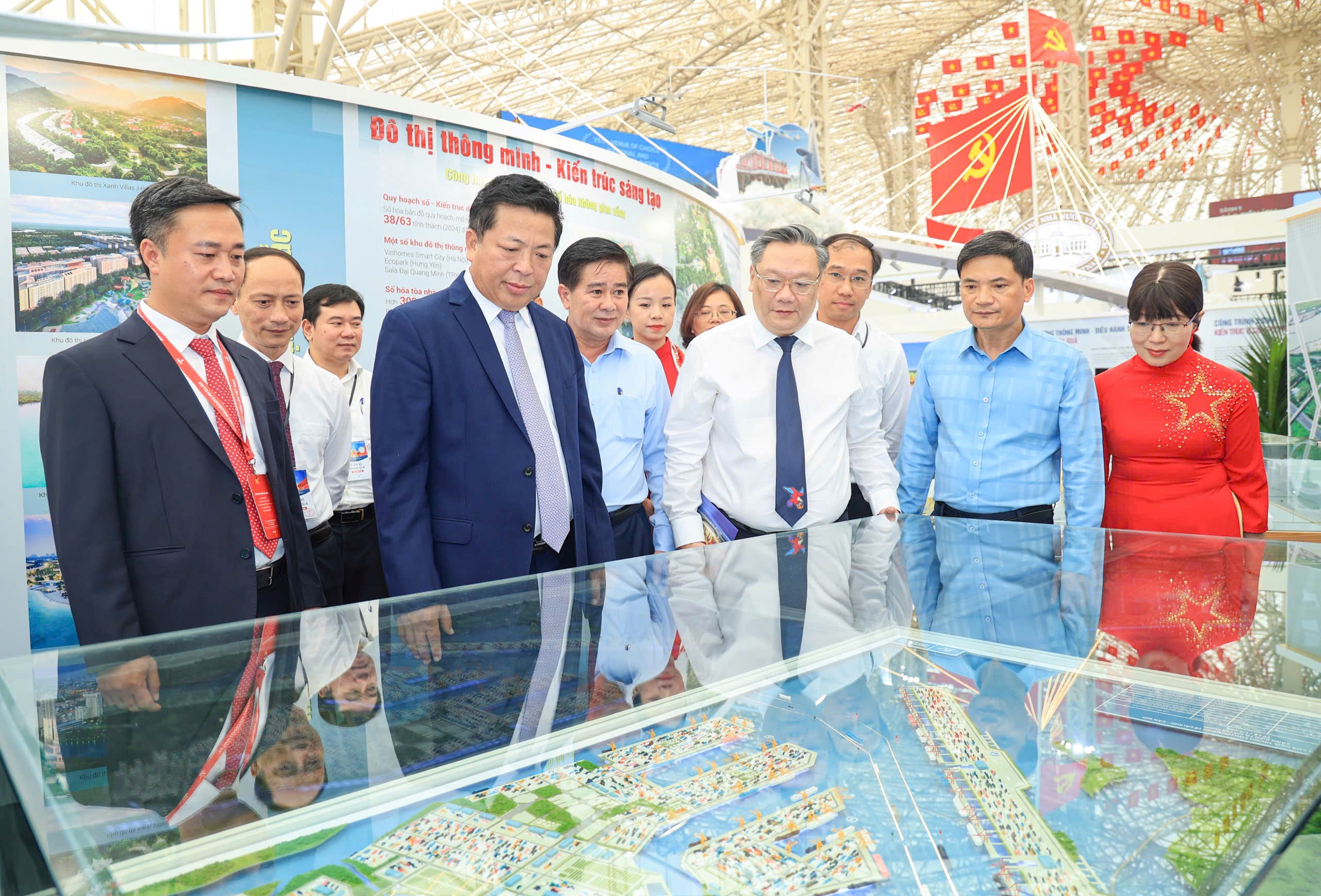 Dấu ấn không gian triển lãm Bộ Xây dựng tại Triển lãm thành tựu Đất nước 80 năm